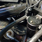 J&amp;L 20-24 Chevrolet Corvette 6.2L LT2 Targa Top Passenger Side Oil Separator 3.0 - Black Anodize - Racecraft Industries