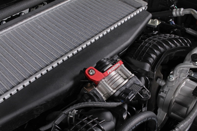 Perrin 2022+ Subaru WRX/19-23 Ascent/Legacy/Outback Top Mount Intercooler Bracket - Red - Racecraft Industries