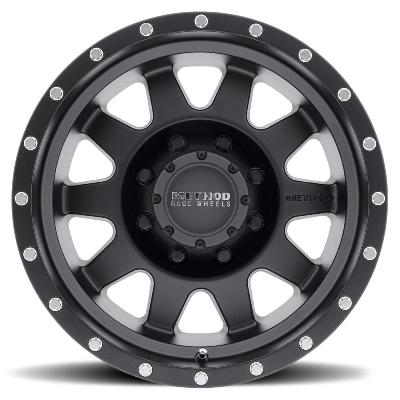 Method MR301 The Standard 16x8 0mm Offset 8x6.5 130.81mm CB Matte Black Wheel - Racecraft Industries