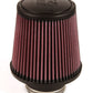 K&N Universal Rubber Filter - Round Tapered 6in Base OD x 3in Flange ID x 6in H - Racecraft Industries