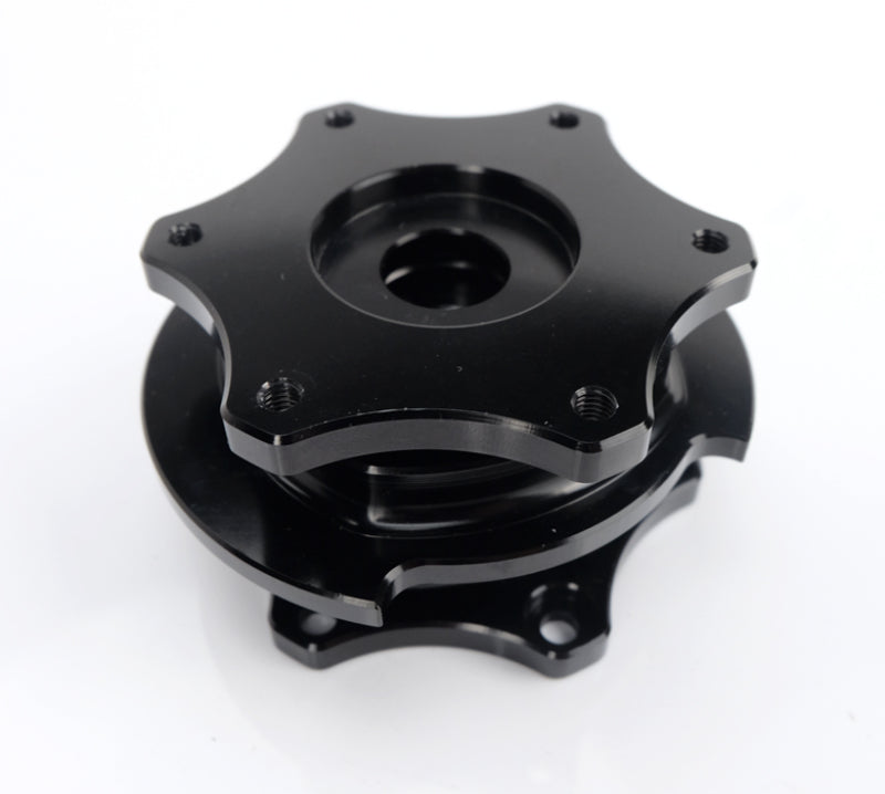 NRG Quick Release SFI SPEC 42.1 - Shiny Black Body / Shiny Black Ring - Racecraft Industries