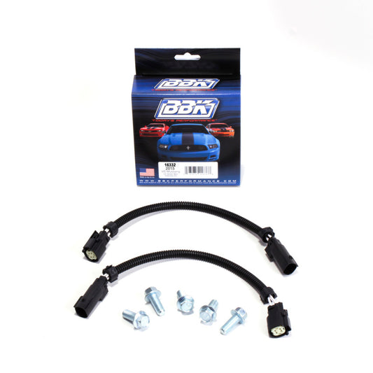 BBK 2015 Mustang GT V6 6-Pin Front O2 Sensor Wire Harness Extensions 12 (pair) And Bolt Kit - Racecraft Industries