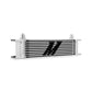 Mishimoto Universal -8AN 10 Row Oil Cooler - Silver - Racecraft Industries