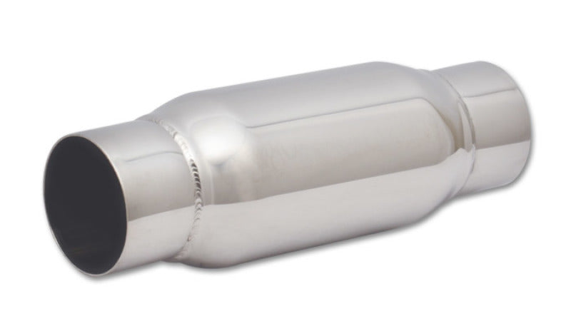 Vibrant SS Resonator (Standard Design) 3in inlet/outlet x 12in long - Racecraft Industries