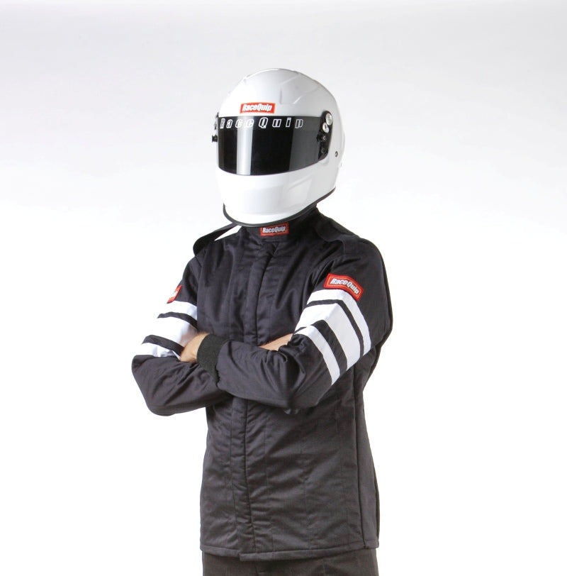 RaceQuip Black SFI-5 Jacket - Medium - Racecraft Industries