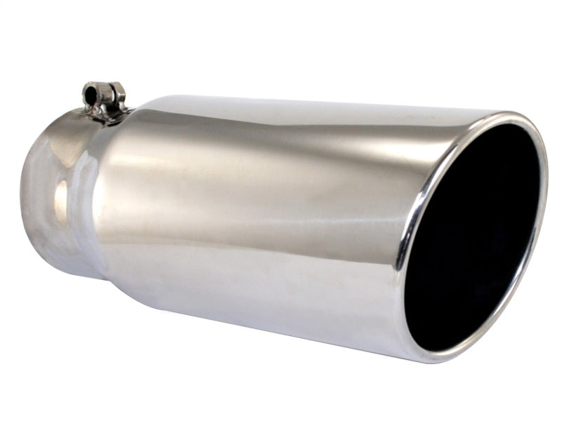 aFe MACHForce XP Exhausts Tips SS-304 EXH Tip 4x5x12L Direct Bolt-On (pol) - Racecraft Industries