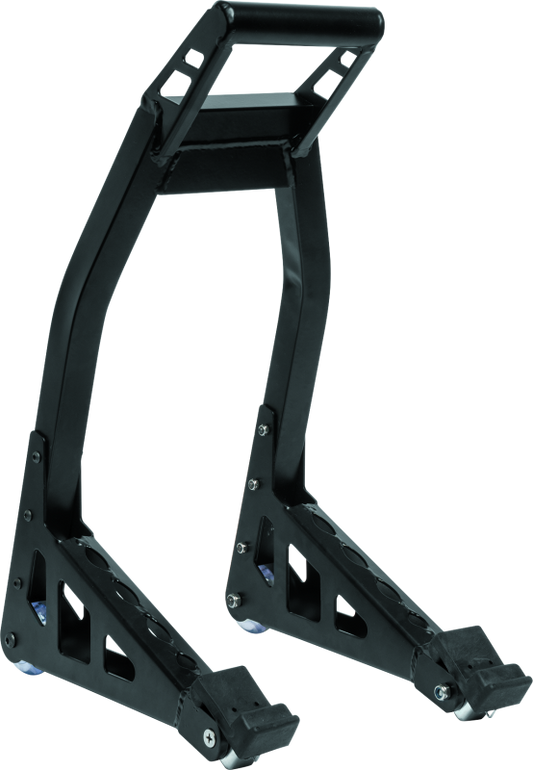 BikeMaster Universal Aluminum Stand - Front - Black - Racecraft Industries