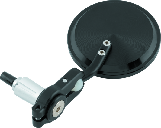 BikeMaster Folding Barend Mirrors 7/8in Handlebars - Pair - Black - Racecraft Industries