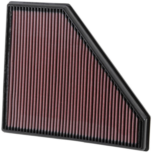 K&N Replacement Panel Air Filter 12.313in OS L x 10.313in OS W x 1.188in H for 13-14 Cadillac ATS - Racecraft Industries