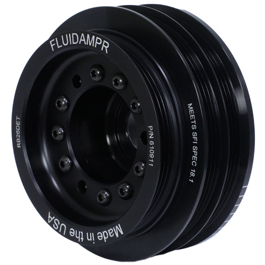 Fluidampr Nissan RB26DET Phase-2 BCNR33 GT-R / BNR-34 GT-R Steel Internally Balanced Damper - Racecraft Industries