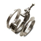 Vibrant Titanium V-Band Flange Assembly for 3in OD Tubing - Racecraft Industries