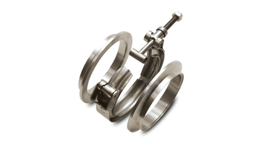 Vibrant Titanium V-Band Flange Assembly for 3in OD Tubing - Racecraft Industries