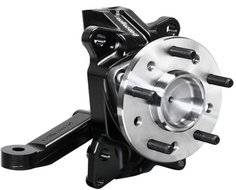 Wilwood Spindle Kit Pair w/ Hub & Steering Arm 63-70 C10 Pickup 2.50in Drop - Racecraft Industries