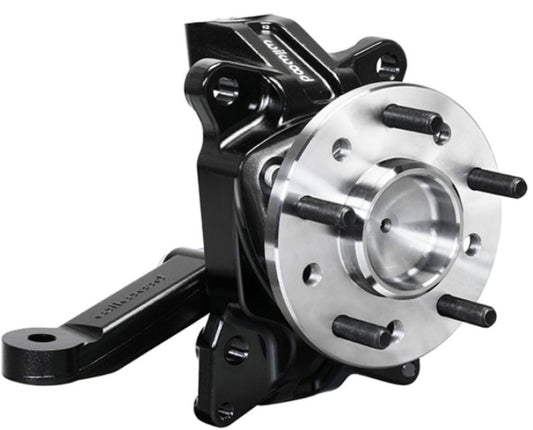 Wilwood Spindle Kit Pair w/ Hub & Steering Arm 63-70 C10 Pickup 2.50in Drop - Racecraft Industries