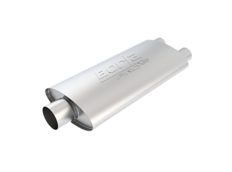 Borla 3in Inlet/Dual 2.25in Outlet Center/Dual Oval ProXS Muffler - Racecraft Industries