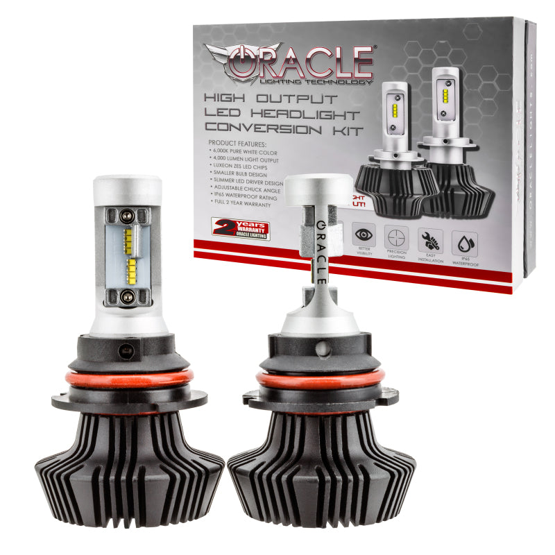 Oracle 9007 4000 Lumen LED Headlight Bulbs (Pair) - 6000K SEE WARRANTY - Racecraft Industries