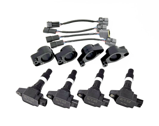 Torque Solution Subaru EJ20/EJ25 R35 GTR Coil On Plug Adapter Kit - Coils Included - Racecraft Industries