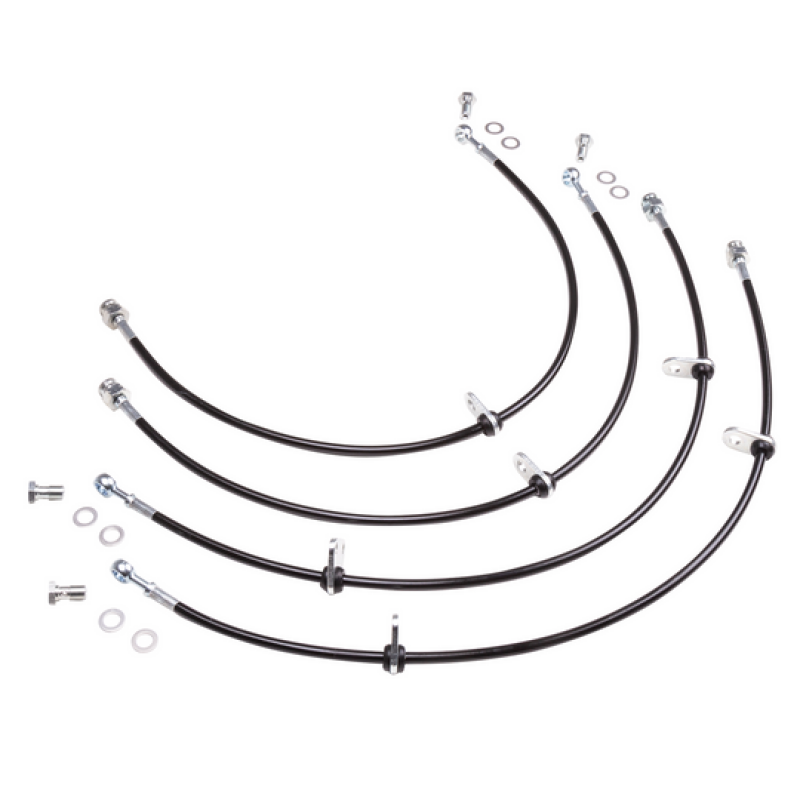 Chase Bays 90-01 Acura Integra (w/Rear Disc) Caliper Brake Lines - Front & Rear Lines - Racecraft Industries