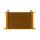 Mishimoto Universal 25-Row Oil Cooler - Gold - Racecraft Industries