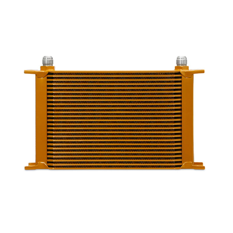 Mishimoto Universal 25-Row Oil Cooler - Gold - Racecraft Industries