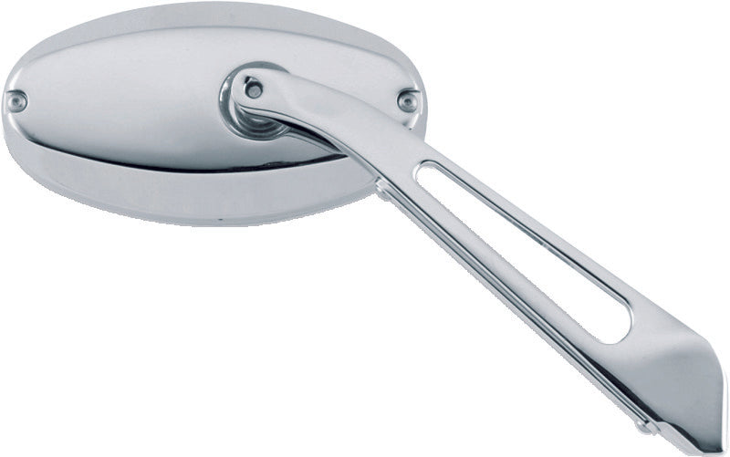 Kuryakyn Ellipse Mirror Flat Glass Chrome - Racecraft Industries
