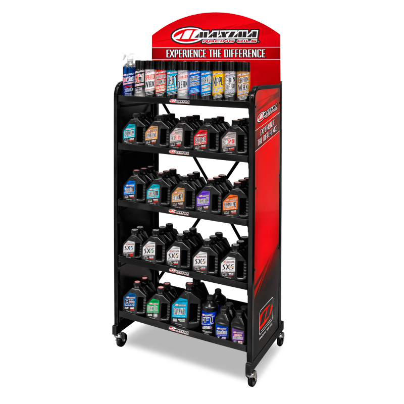 Maxima Standard Floor Display Large Metal Shelf - Racecraft Industries