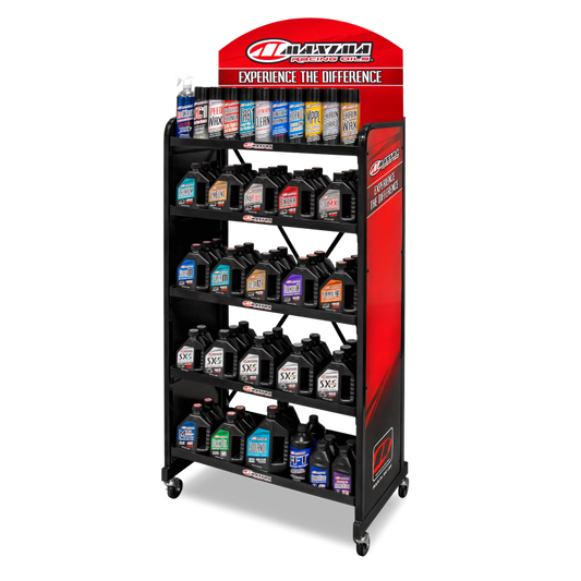 Maxima Standard Floor Display Large Metal Shelf - Racecraft Industries