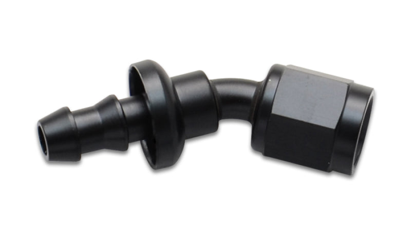 Vibrant Push-On 30 Degree Hose End Elbow FittingSize -6AN - Racecraft Industries