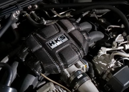 HKS 13-21 Toyota/Subaru 86/BRZ Dry Carbon Engine Cover (exc. 2016+ MT) - Racecraft Industries