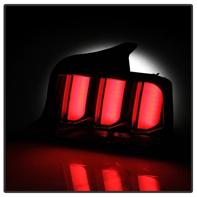 Spyder 05-09 Ford Mustang (White Light Bar) LED Tail Lights - Black ALT-YD-FM05V3-LED-BK - Racecraft Industries