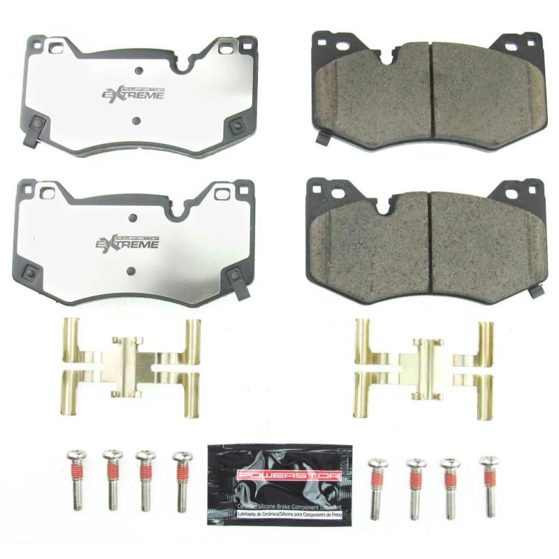 Power Stop 2020 Chevrolet Corvette Front Z26 Extreme Street Brake Pads w/Hardware - Racecraft Industries