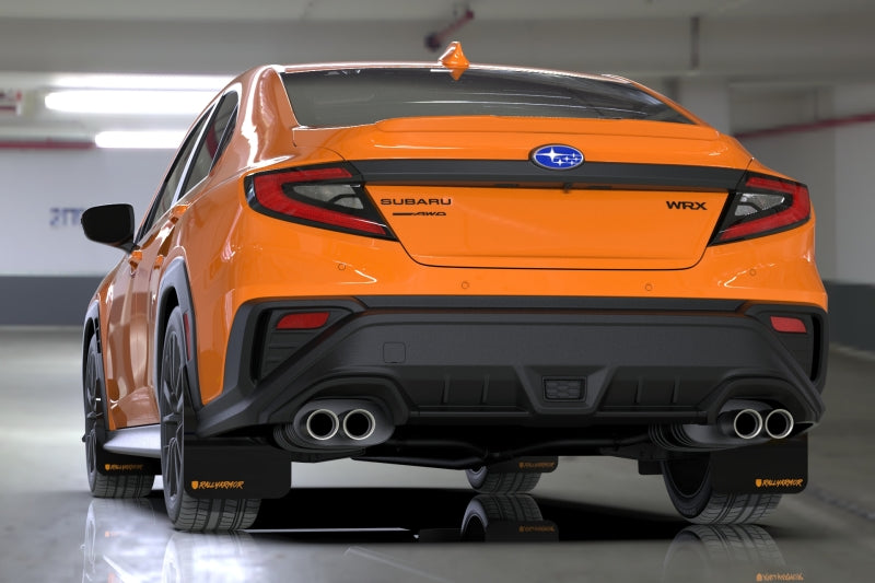 Rally Armor 2022+ Subaru WRX Black UR Mud Flap Altered Font Met. Blk Logo - Racecraft Industries