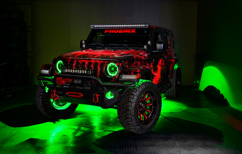 Oracle Bluetooth + RF Underbody Rock Light Kit - 4 PCS - ColorSHIFT SEE WARRANTY - Racecraft Industries