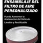 K&N 14in Red Custom Air Cleaner Assembly - 5.125in ID x 14in OD x 2.75in H x 1.25in Drop Base - Racecraft Industries