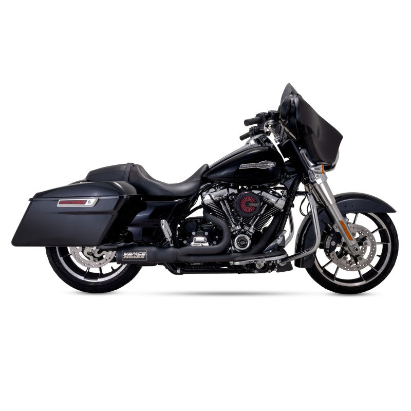 Vance & Hines HD HD Touring 17-22 HO 2-1 Black Full System Exhaust - Racecraft Industries