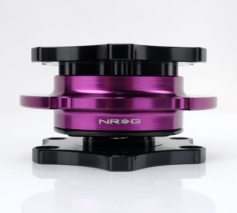 NRG Quick Release SFI SPEC 42.1 - Shiny Black Body / Shiny Purple Ring - Racecraft Industries