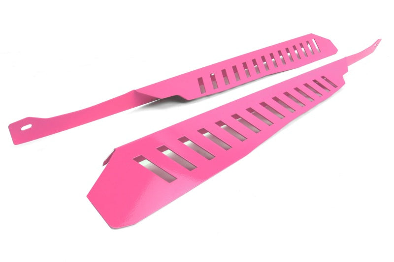 Perrin 08-14 Subaru WRX/STI Fender Shroud Set - Hyper Pink - Racecraft Industries