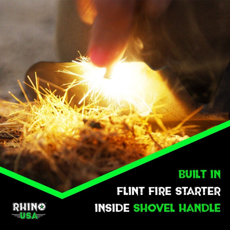 Rhino USA Ultimate Survival Shovel - Racecraft Industries