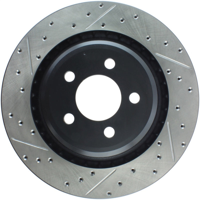 StopTech SportStop 06-09 Chrysler SRT-8 Rear Right Drilled & Slotted Rotor - Racecraft Industries