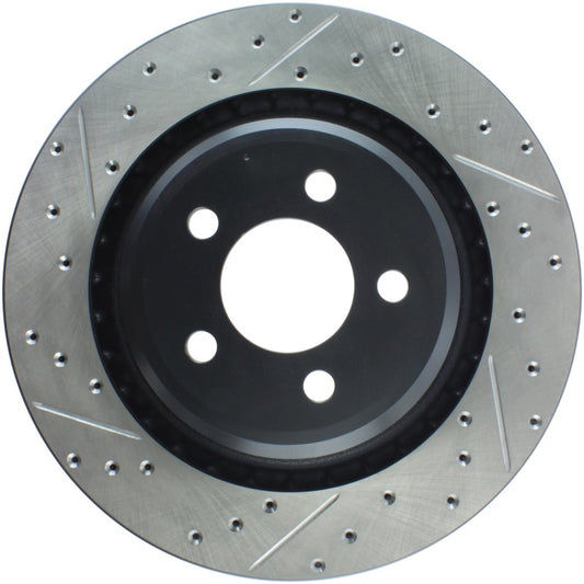 StopTech SportStop 06-09 Chrysler SRT-8 Rear Right Drilled & Slotted Rotor - Racecraft Industries