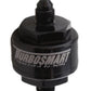 Turbosmart Billet Turbo Oil Feed Filter w/44 Micron Pleated Disc -4AN Male Inlet - Black - Racecraft Industries