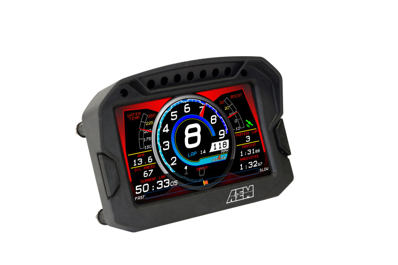 AEM CD-5LG Carbon Logging Digital Dash Display w/ Internal 10Hz GPS & Antenna - Racecraft Industries
