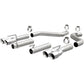 MagnaFlow Axle-Back, SS, 3in, Quad Split Rear 3.5 Tips 2015 Dodge Challenger incl SRT Hellcat - Racecraft Industries