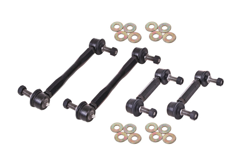 BMR 15-17 S550 Mustang Front and Rear Sway Bar End Link Kit - Black - Racecraft Industries