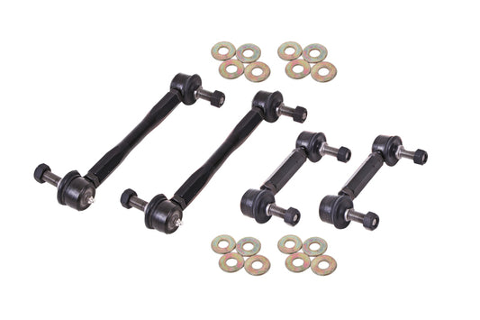 BMR 15-17 S550 Mustang Front and Rear Sway Bar End Link Kit - Black - Racecraft Industries