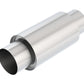 Borla 3 -1/2in In/Out x 5in Round x 8in Long XR-1 Sportsman Shorty Racing Muffler - Racecraft Industries