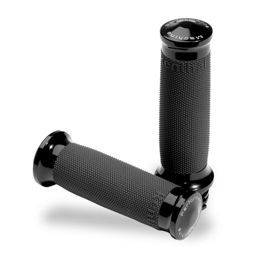 Performance Machine Contour Renthal Wrapped Grips - Black Ano - Racecraft Industries