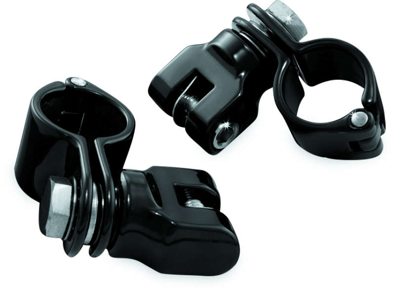 Kuryakyn 1-1/4inch Magnum Quick Clamp With Clevis Black - Racecraft Industries