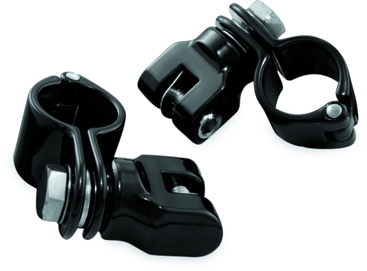 Kuryakyn 1-1/4inch Magnum Quick Clamp With Clevis Black - Racecraft Industries