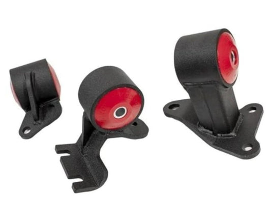 Innovative 88-91 Civic B-Series Black Steel Mounts 60A Bushings (RHD Only Cable) - Racecraft Industries